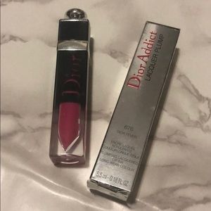Dior Addict Lacquer Plump lip gloss 676 fever pink